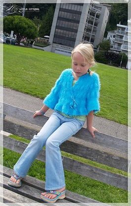 Turquoise Hand Knitted Sweater