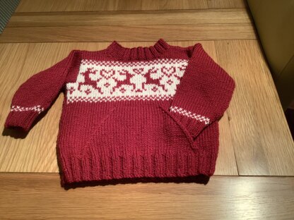 1st Christmas jumper for Seren