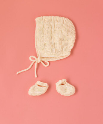 Criss Cross Set - Free Knitting Pattern for Babies in Paintbox Yarns Baby DK - Free Downloadable PDF
