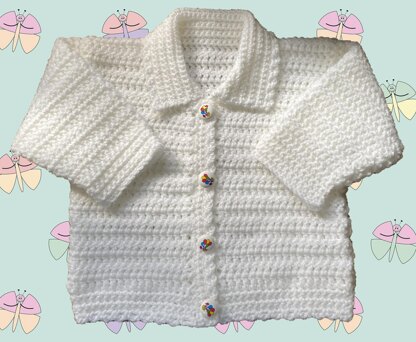 Easy Baby Jacket with Collar