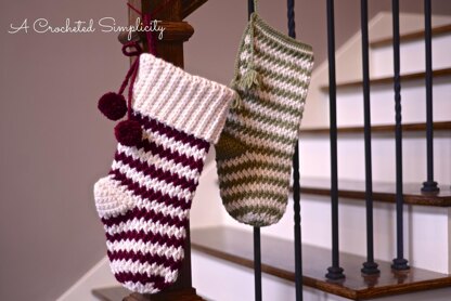 Jolly Textures Christmas Stockings