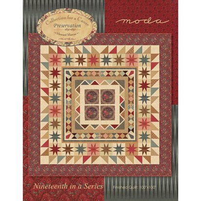 Moda Fabrics Preservation Quilt - Downloadable PDF