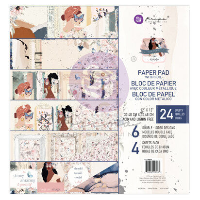 Prima Marketing Indigo Collection 12X12 Paper Pad