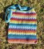 Textured and Striped Market Bag