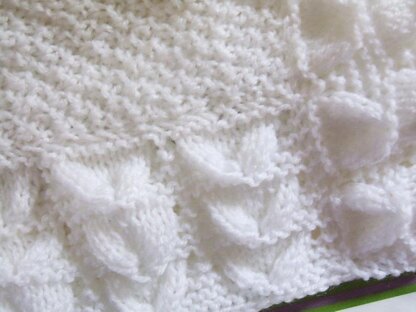 Bluebell baby blanket