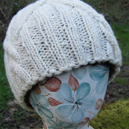 Untwisted Cable Cap - knitting pattern