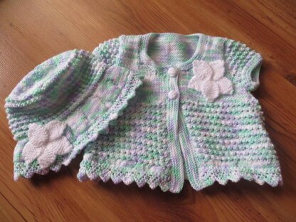 Baby Blue Sheep Sweater and Hat