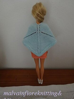 Poncho for Annachiara’s Barbie