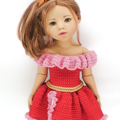 GOTZ/DaF 18" Doll Princess Elena Dress Set