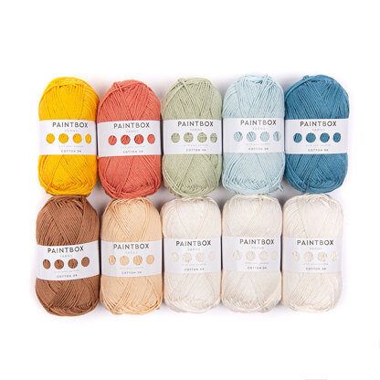 Paintbox Yarns Cotton DK 10 Ball Color Pack - Amigurumi Advent 2019 - Pastel