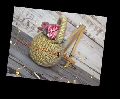 Basket of Flowers Chocolate Orange Cover Knitting Pattern