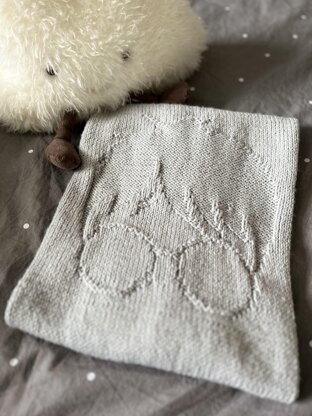 Harry Scar Shadow Baby Blanket