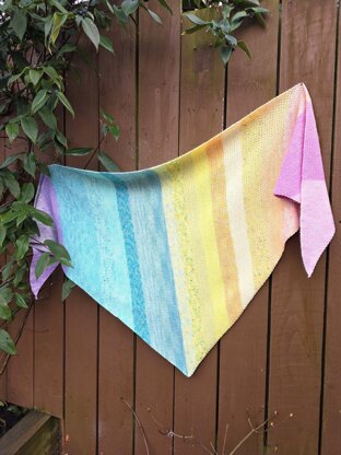 Magic Moss Stitch Shawl