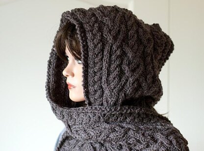 Hooded scarf "Ingrid"