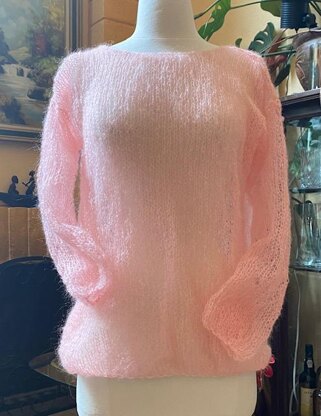 Airy Pink Mohair