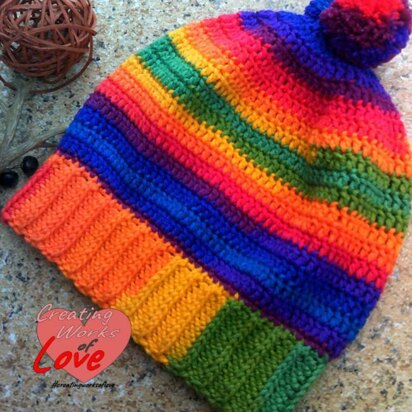 Simple Rainbow Slouch