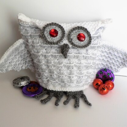 Ghost Owl Halloween gift bag