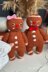 Gingerbread Man knitting toy pattern - 2 needles version