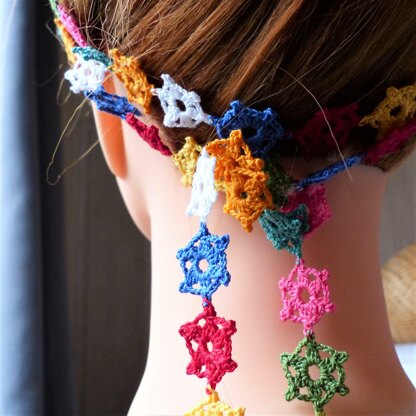 Headband or necklace Flower Garland