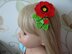 Hairpin brooch on head or clothes