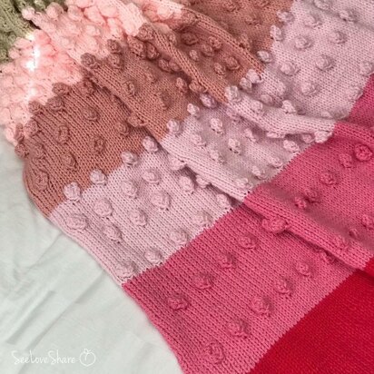 All the Bobbles Baby Blanket