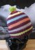 Stripe Bobble Beanie Hat