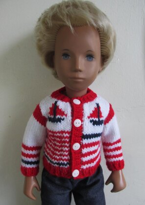 Sasha Doll Nautical Jacket Knitting Pattern