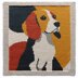 Hunting Dog Knitting Pattern Bundle, 4 Squares