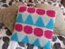 Circles and Triangles Cushion Cover