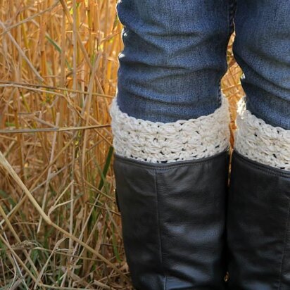 Star Stitch Boot Cuffs