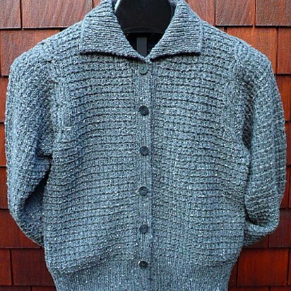 MS 205 Cable Inset Cardigan