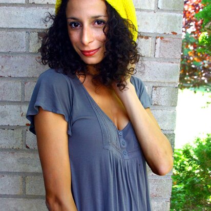 Seed Slouch Hat - knitting pattern