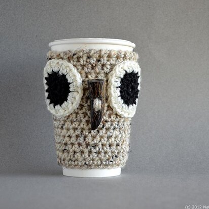 Owl Coffee Sleeve, Cup Cozy