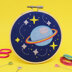 The Make Arcade Galaxy Embroidery Kit - 4 Inch
