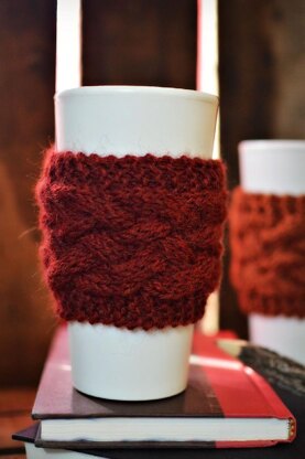 "The Braid" Seamless Coffee Cozy Zarf