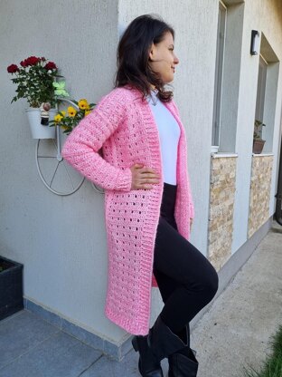 Crochet cardigan for spring