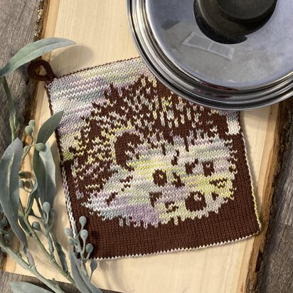 Woodland Hedgehog Potholder