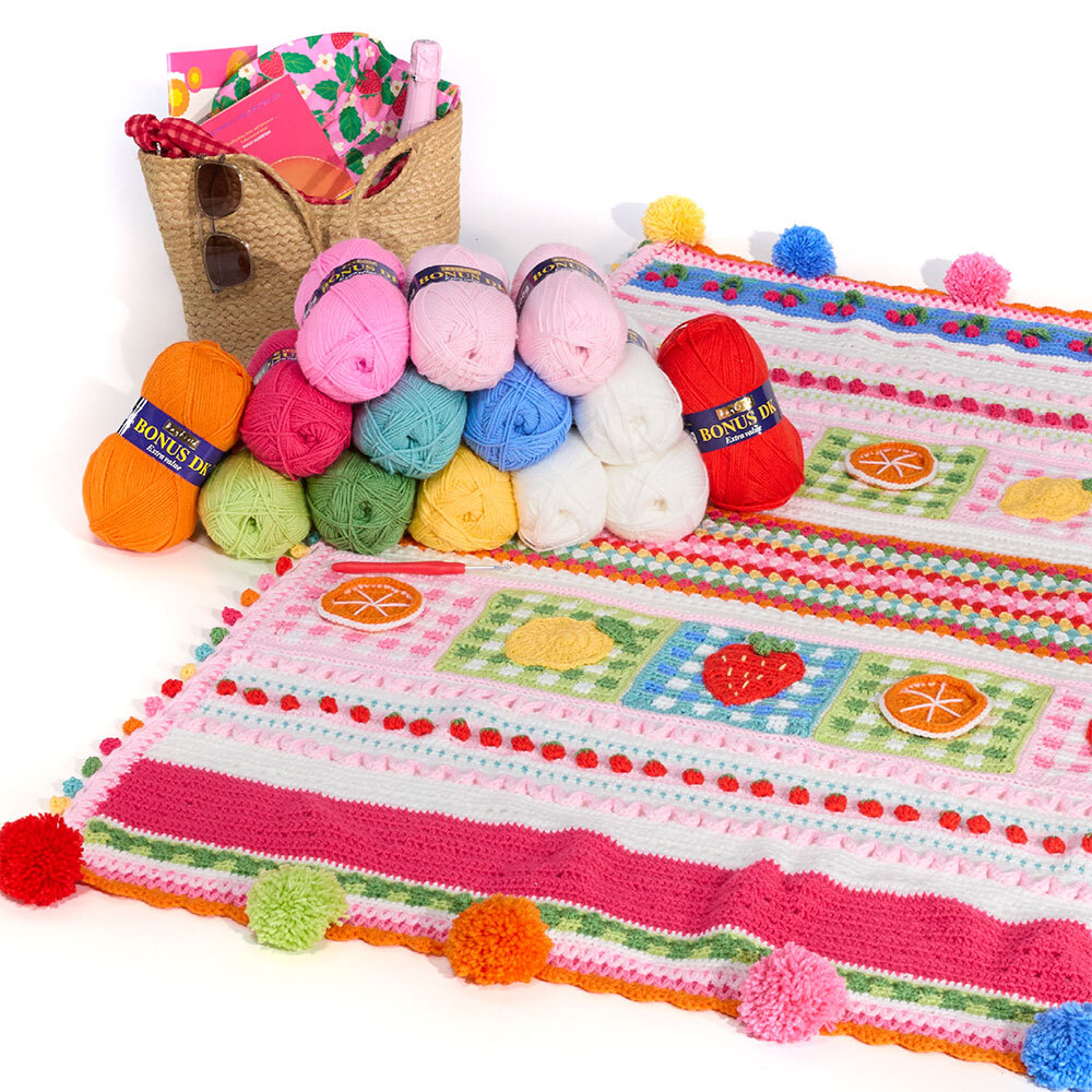 Sirdar Summer Picnic Blanket CAL - Crochet Along - view 2