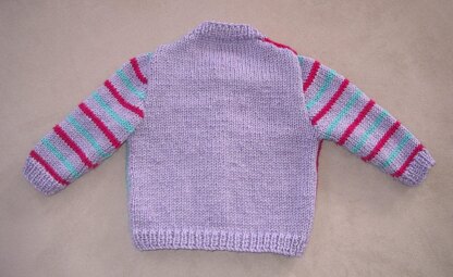 Joanna - babies 8ply cardigan