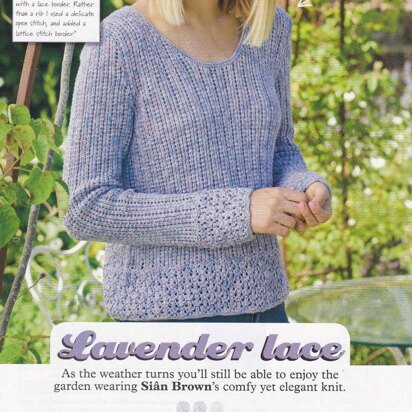 Lace  Rib and Border Jumper