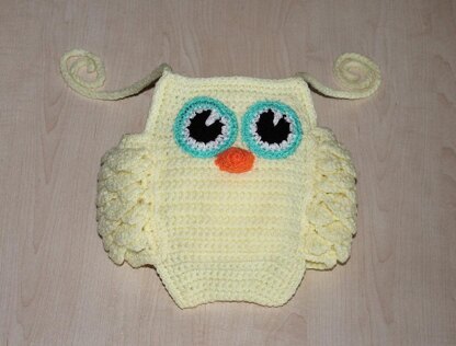 Romper Suit with Owl Detail