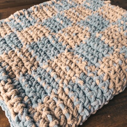 Checkered Baby Blanket