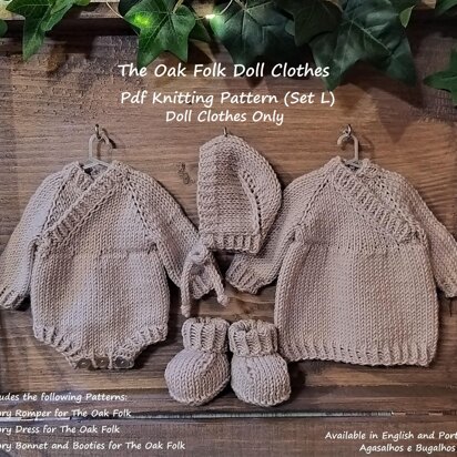 Clothes for The Oak Folk Doll Set L