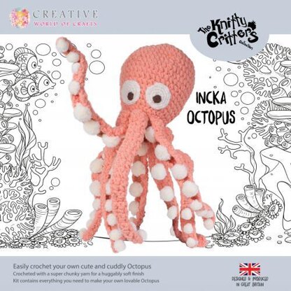 Creative World of Crafts Knitty Critters Incka Octopus - 63cm