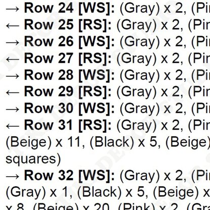 Hippo Baby Blanket Single Crochet Pattern