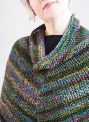 Madelia Cape in Berroco Millefiori Light Luxe - Downloadable PDF