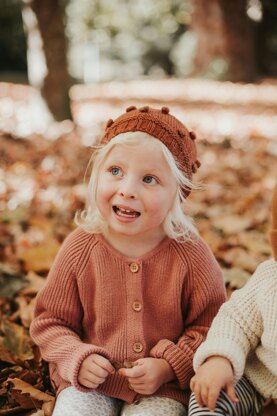 Popcorn Beanie and Mittens