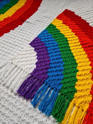 Double Rainbow Blanket