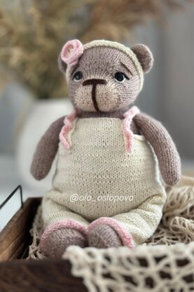 Little Teddy Bear knitting pattern