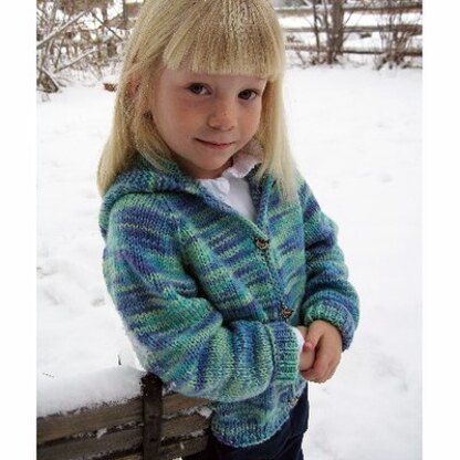 Knitting Pure & Simple 981 Children's Neckdown Cardigan at WEBS | Yarn.com